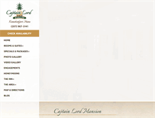Tablet Screenshot of captainlord.com